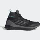 Adidas Terrex Free Hiker GORE-TEX Charcoal Glow Blue (Women's)