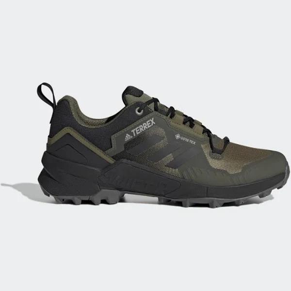 Adidas Terrex Swift R3 GORE-TEX Shoes Black Dark Green - 48
