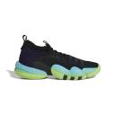 Adidas Trae Young 2.0 Shoes Black / Team Solar Green 7 - Unisex Basketball Trainers
