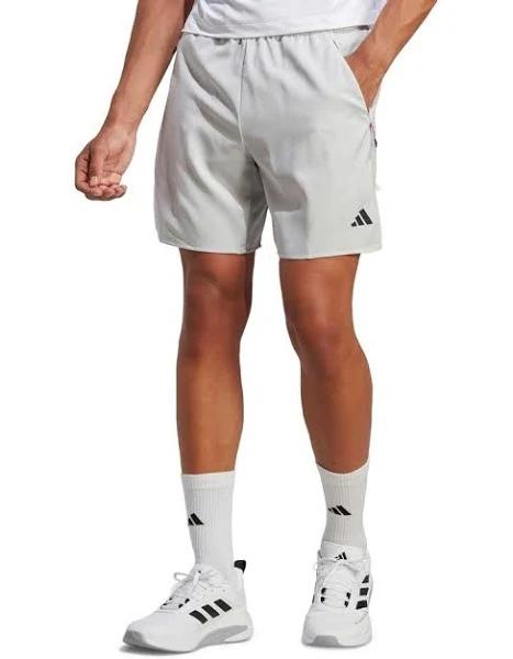 Adidas Train Icons 3-Stripes Training Shorts in Grey XL