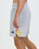 adidas-Train Icons 3-Stripes Training Shorts-Men-Light Solid Grey-L 7"