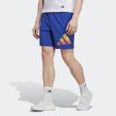 adidas-Train Icons 3-Stripes Training Shorts-Men-Lucid Blue-M 5"