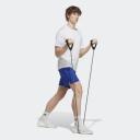 adidas-Train Icons 3-Stripes Training Shorts-Men-Lucid Blue-XL 5"