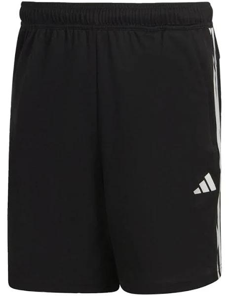 Adidas Training Train Essentials 3 Stripe Shorts in Black