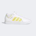 adidas-Tyshawn Shoes-Men-Cloud White / Yellow / Gold Metallic-10