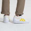 adidas-Tyshawn Shoes-Men-Cloud White / Yellow / Gold Metallic-10