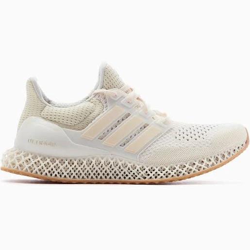 Adidas Ultra 4D Wonder White/ Wonder White/ Gold Metallic