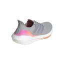 Adidas Ultra Boost 21 Grey Screaming Orange (Women's)