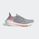 Adidas Ultra Boost 21 Grey Screaming Orange (Women's)