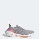 Adidas Ultra Boost 21 Grey Screaming Orange (Women's)