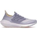 Adidas Ultra Boost 21 White Solar Green (Women's)