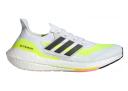 Adidas Ultra Boost 21 White Solar Green (Women's)