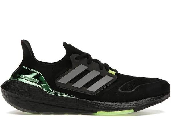 Adidas Ultra Boost 22 Black Iron Metallic Beam Green