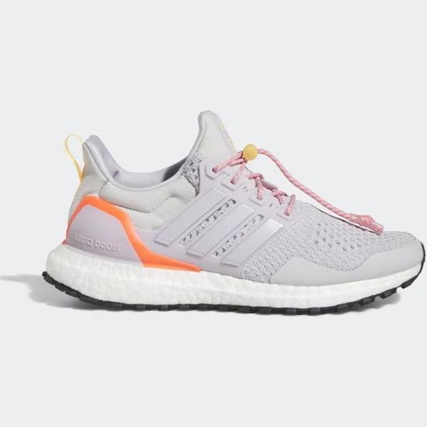 adidas-Ultraboost 1.0 Shoes-Women-Light Solid Grey / Silver Dawn / Solar Red-5.5