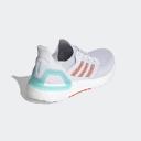 Adidas Ultraboost 20 Shoes - Size 9 - Blue spirit/true orange/sharp