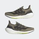 adidas-Ultraboost 21 Shoes-Men-Orbit Green / Core Black / Acid Yellow-9.5