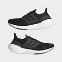 adidas-Ultraboost 21 Shoes-Women-Core Black / Core Black / Grey Four-11