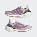 Adidas Ultraboost 21 Womens Running Shoes Purple/White US 6