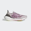 Adidas Ultraboost 21 Womens Running Shoes Purple/White US 6
