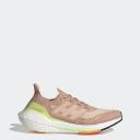 Adidas Ultraboost 21 Womens Shoes - Size 10 - Ash pearl/white/halo Ivory