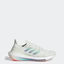 adidas-Ultraboost 22 HEAT.RDY Shoes-Women-White Tint / Pulse Mint / Purple Rush-8.5