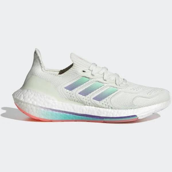 adidas-Ultraboost 22 HEAT.RDY Shoes-Women-White Tint / Pulse Mint / Purple Rush-8.5