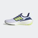 adidas-Ultraboost 22 Shoes-Men-Cloud White / Solar Yellow / Blue-10.5