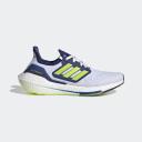 Adidas Ultraboost 22 Shoes - Size 8.5 - Cloud White/Solar yellow/victory Blue