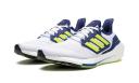 Adidas Ultraboost 22 Shoes - Size 8.5 - Cloud White/Solar yellow/victory Blue