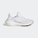 adidas-Ultraboost 22 Shoes-Women-Cloud White / Cloud White / Wonder Red-8.5