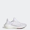 adidas-Ultraboost 22 Shoes-Women-Cloud White / Cloud White / Wonder Red-8.5