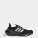 adidas-Ultraboost 22 Shoes-Women-Core Black / Matte Silver / Beam Pink-8