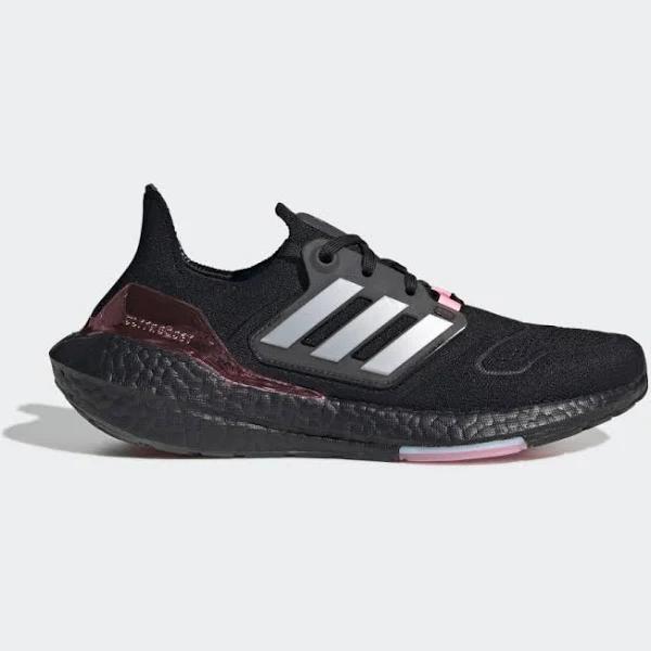 adidas-Ultraboost 22 Shoes-Women-Core Black / Matte Silver / Beam Pink-8