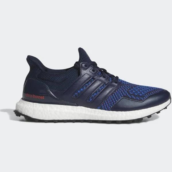 Adidas Ultraboost Golf Shoes - Collegiate Navy/Bright Red, US 12