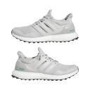 adidas-Ultraboost Golf Shoes-Unisex-Grey Two / Grey Two / Court Green-8.5