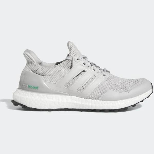 adidas-Ultraboost Golf Shoes-Unisex-Grey Two / Grey Two / Court Green-8.5