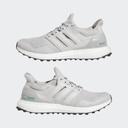 adidas-Ultraboost Golf Shoes-Unisex-Grey Two / Grey Two / Court Green-9