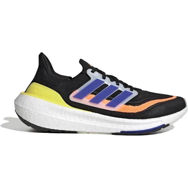 adidas-Ultraboost Light Shoes-Unisex-Core Black / Lucid Blue / Bright Yellow-M 11 / W 12