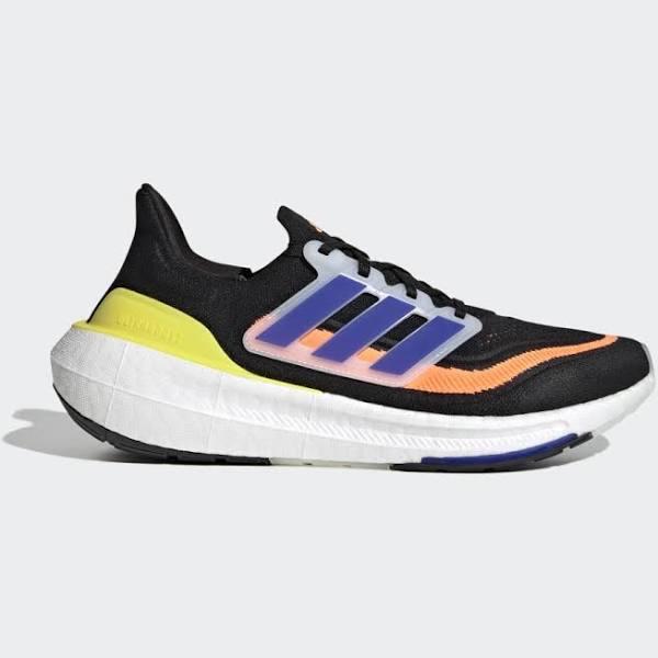 adidas-Ultraboost Light Shoes-Unisex-Core Black / Lucid Blue / Bright Yellow-M 7.5 / W 8.5