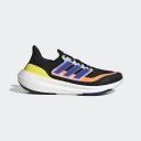 adidas-Ultraboost Light Shoes-Unisex-Core Black / Lucid Blue / Bright Yellow-M 7 / W 8