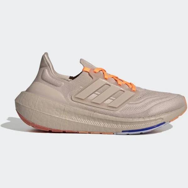 adidas-Ultraboost Light Shoes-Unisex-Wonder Taupe / Wonder Taupe / Solar Red-M 10 / W 11