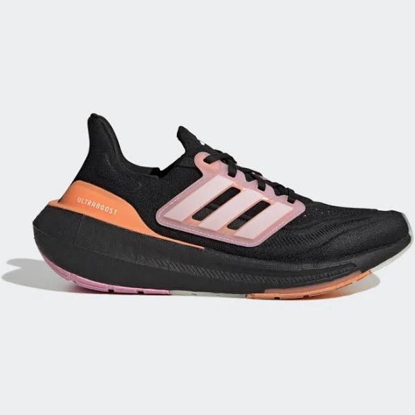 adidas-Ultraboost Light Shoes-Women-Core Black / White Tint / Beam Pink-8.5
