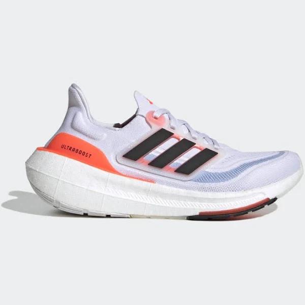 Adidas - Ultraboost Light Women's Running Shoes - White/Orange - UK 7