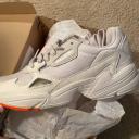 Adidas Wmns Falcon 'Raw White' Womens Sneakers - Size 8.0