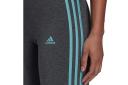 Adidas - Women's 3 Stripes Leggings - Dark Grey Heather/Mint Ton - XS