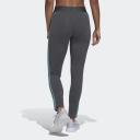 Adidas - Women's 3 Stripes Leggings - Dark Grey Heather/Mint Ton - XS
