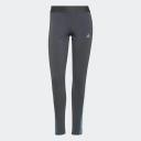 Adidas - Women's 3 Stripes Leggings - Dark Grey Heather/Mint Ton - XS