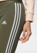 Adidas - Women's 3 Stripes Leggings - Focus Olive/White - M