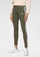 Adidas - Women's 3 Stripes Leggings - Focus Olive/White - M