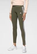 Adidas Women's 3 Stripes Leggings - Focus Olive/White